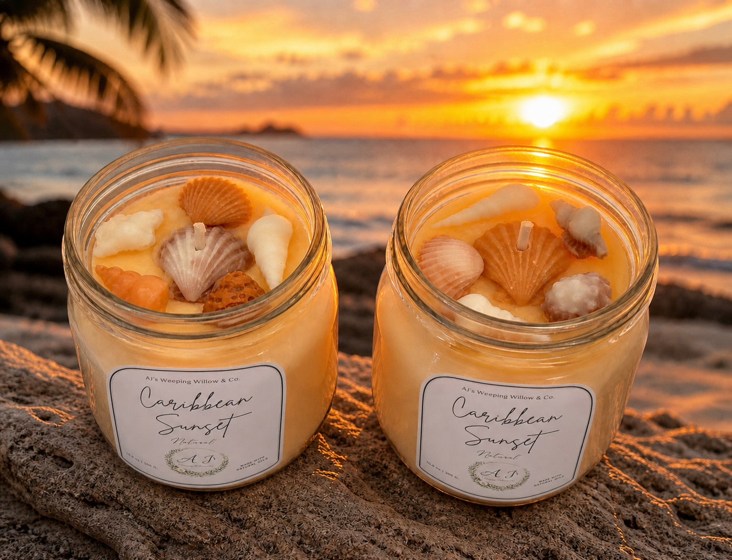12 oz. Caribbean Sunset Candle